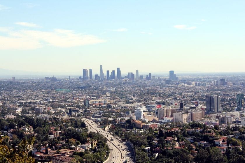 LA from above